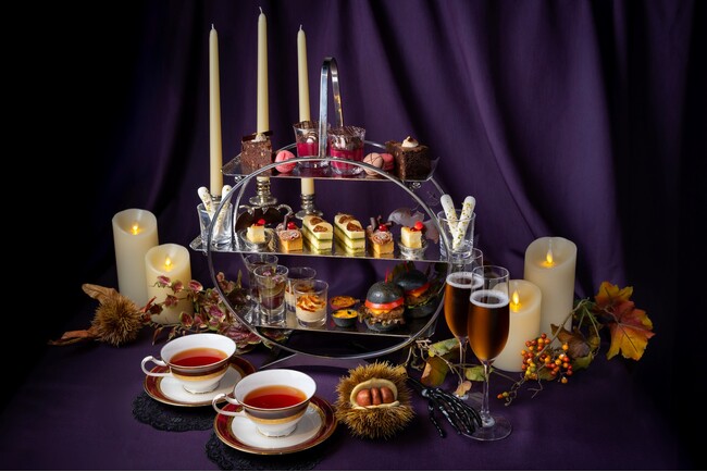 【明治記念館】“《10/1～ 10/31 完全予約制》ラウンジ/ダイニング「kinkei」で今年もHalloween Afternoon Teaを開催”　期間限定で午後のティータイムをお愉しみください