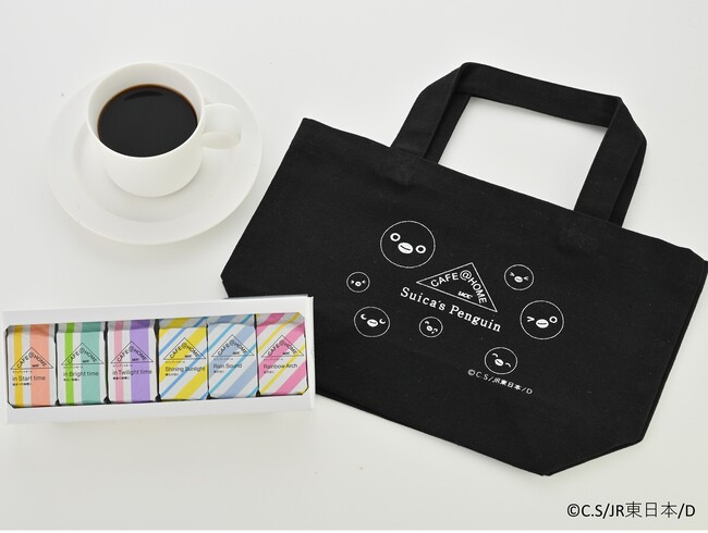 昨年大好評につき今年も販売！Suicaのペンギン×CAFE@HOMEコラボトートバッグ付コーヒーセット第3弾が登場！9月24日からCOFFEE STYLE UCCグランスタ東京店で数量限定販売