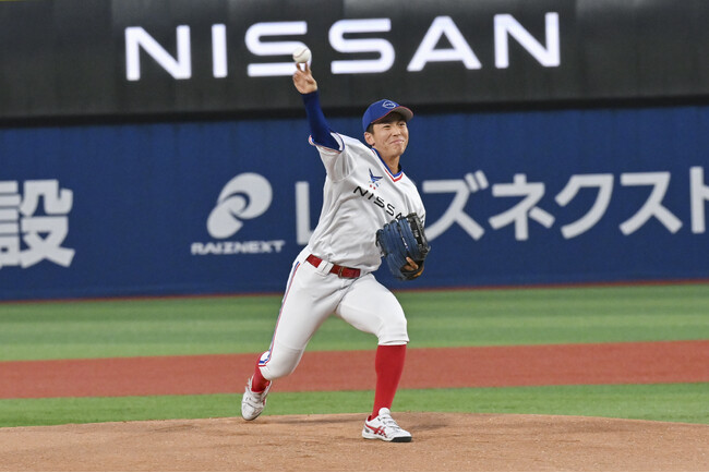 日産硬式野球部、横浜DeNAベイスターズ始球式に登場！再始動の2025年、伊藤監督・石毛選手“次なる挑戦”についてインタビュー