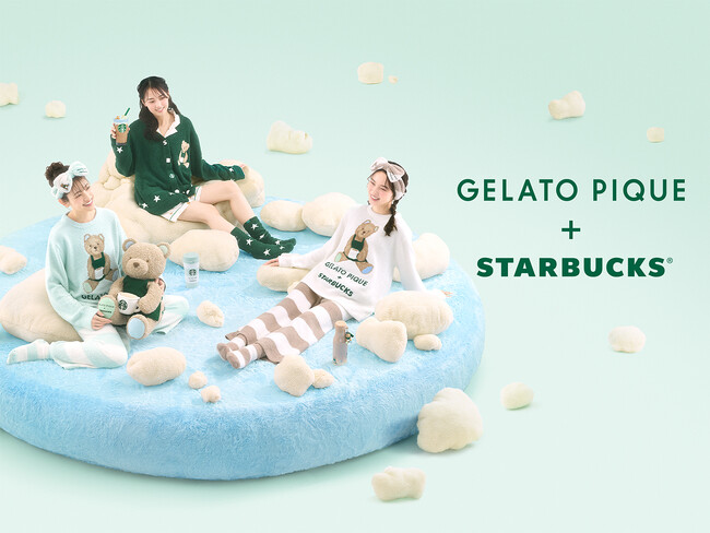 GELATO PIQUE + STARBUCKS(R)“ふわふわ、もこもこ！とびきりスイートなパジャマパーティー”をテーマに『ピケ モコ ブーケ & ティー ラテ』などが9月29日（月）より発売