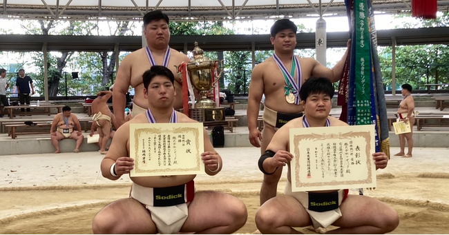 ソディック相撲部「第67回全日本実業団相撲選手権大会」団体一部 優勝