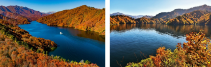 山々に挟まれた秘境に広がる紅葉の絶景に癒されて♪魚沼市の紅葉名所5選