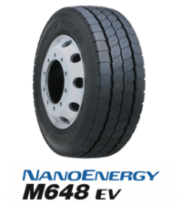 耐摩耗性能と低電費性能の両立を高次元で実現
EV路線バス専用タイヤ「NANOENERGY M648 EV」発売