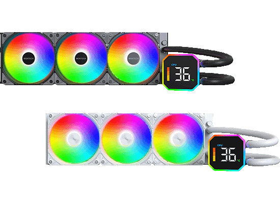 Montechから、オールインワン簡易水冷CPUクーラー『HyperFlow DIGITAL シリーズ』、『LightFlow ARGB シリーズ』を発売
