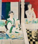 堂本印象《婦女と卓子》昭和25年(1950)株式会社歌舞伎座蔵 堂本印象《婦女と卓子》昭和25年(1950)株式会社歌舞伎座蔵