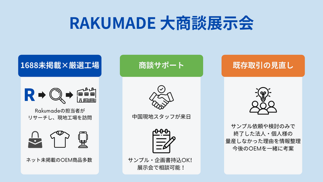 Rakumade-OEM大商談展示会 in 大阪｜開催報告