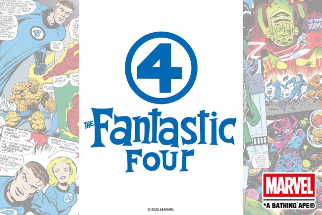 A BATHING APE(R) から マーベル「ファンタスティック・フォー」コレクションが登場