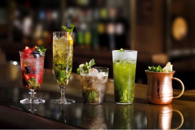 東京・銀座「BAR S(バー エス)」の10月限定メニュー　ベルガモットや抹茶などの味わいが楽しめる5種類のモヒートを展開