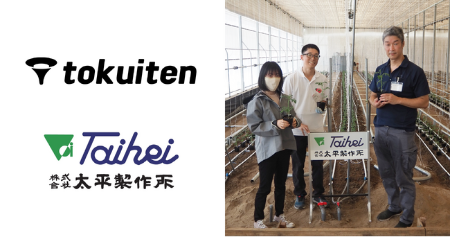 トクイテン、太平製作所と農業参入支援サービスを締結し、農業実証を開始
