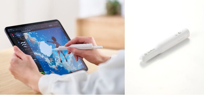 お絵描き中によく使うツールを片手で素早く操作！「draw´」シリーズより、さらに装着しやすくなったApple Pencil用 ショートカットグリップを新発売