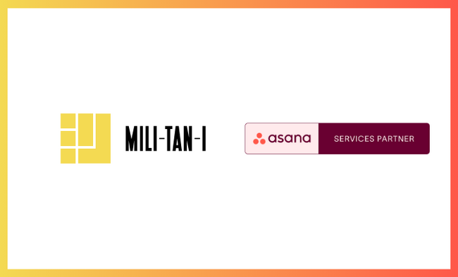 株式会社ミリタンイ、日本国内初のAsana Services Partner契約を締結