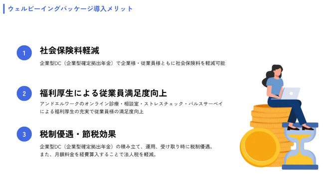 株式会社アーリークロス、アンドエル株式会社と共同で「ウェルビーイングパッケージ」を提供開始 ― 従業員の健康と資産形成、両輪で支える新しい福利厚生のかたち