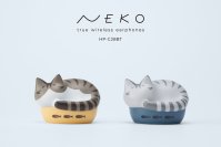 「ラディウスのNEKO」に新しい仲間が登場!猫モチーフの完全ワイヤレスイヤホン「NEKO true wireless earphones HP-C28BT」から新色2種を2025年10月下旬より販売開始