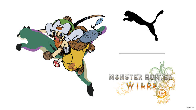 「PUMA」と『モンスターハンターワイルズ』とのコラボレーション「PUMA x MONSTER HUNTER WILDS」コレクションが、2025年12月に発売決定！