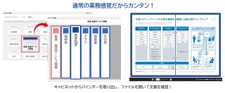 “紙の書類整理”の感覚をそのままPCで再現!