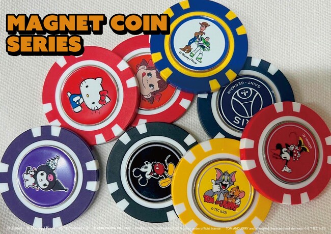 E-COMEGROUPより、キャラクター・ブランド『マグネットコインシリーズ』が発売！