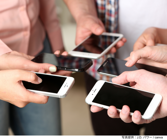 携帯電話サービス、一部で通信品質の満足度低下。料金プランの値上げにはシビアな姿勢も３割超のユーザーが100～300円程度の値上げは許容【J.D. パワー 2025年携帯電話サービス顧客満足度調査(SM)】