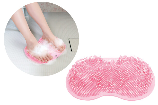 「これはクセになる…!」3D構造のシリコンブラシで足裏爽快ケア「足裏専用ブラシ」が9月新発売