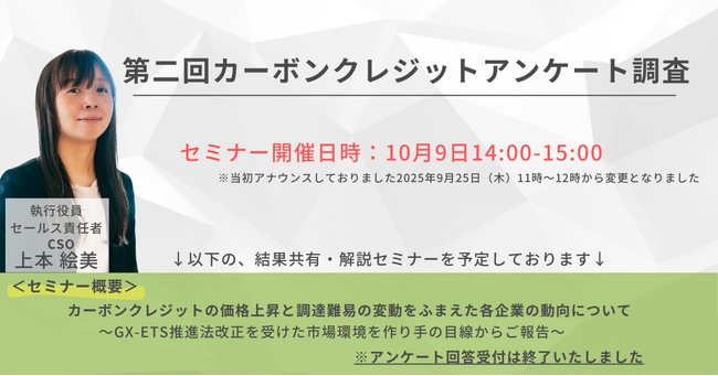 フェイガー、第二回カーボンクレジットアンケート調査結果を発表