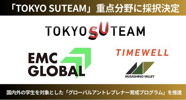 EMC GLOBALが「TOKYO SUTEAM」重点分野に採択決定