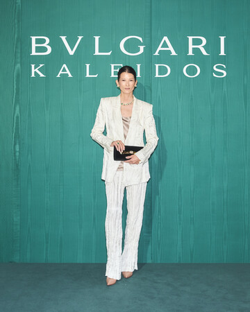 日本におけるブルガリの史上最大規模の展覧会「ブルガリ カレイドス 色彩・文化・技巧」記念すべき記念すべきガラ ディナー イベントにアンジェラ・レイノルズが登場