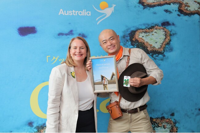 あばれる君が「かたれる君」に改名?!　日本人初、オーストラリア政府観光局の「Friends of Australia」に認定