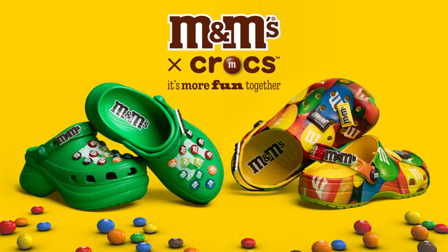 クロックス、『M&M’S(R)』との初コラボレーションコレクションを2025年10月10日（金）より発売開始