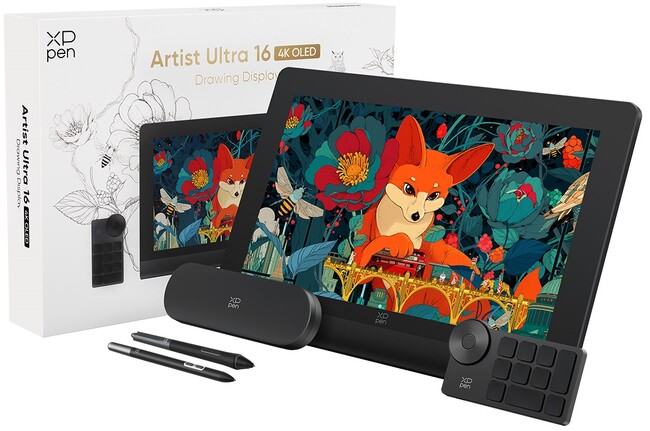 「Artist Ultra 16」　XPPen初 タッチ機能搭載の有機ELペンタブレットが登場!!