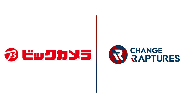 株式会社ビックカメラとのオフィシャルパートナー契約締結のお知らせ（D.LEAGUE参画中のCHANGE RAPTURES）