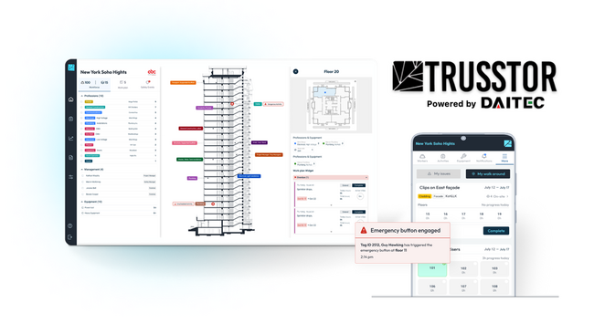 ダイテック、建設IoTプラットフォーム「Trusstor（トラスター）」の日本国内販売を開始