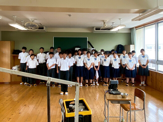 唐津市海青中学校でPrecious Plasticワークショップを開催
