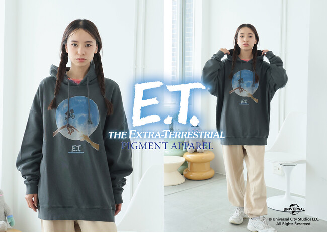 E-COMEGROUPより、『E.T.』や『チャイルド・プレイ』などのUNIVERSAL人気映画シリーズの PIGMENT APPAREL SERIESが発売！