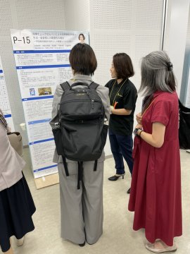 日本咀嚼学会で研究成果の様子 日本咀嚼学会で研究成果の様子