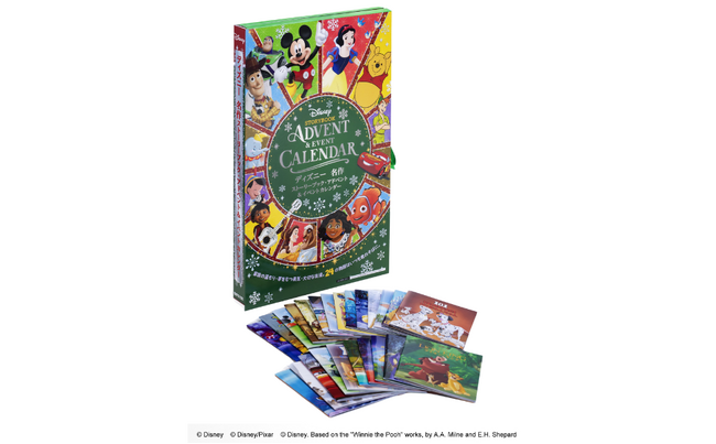 【世界で300万部超えのベストセラー発売決定！】ディズニーの名作絵本24冊でクリスマスを迎えよう！『ディズニー 名作ストーリーブック・アドベント＆イベントカレンダー』10月16日発売