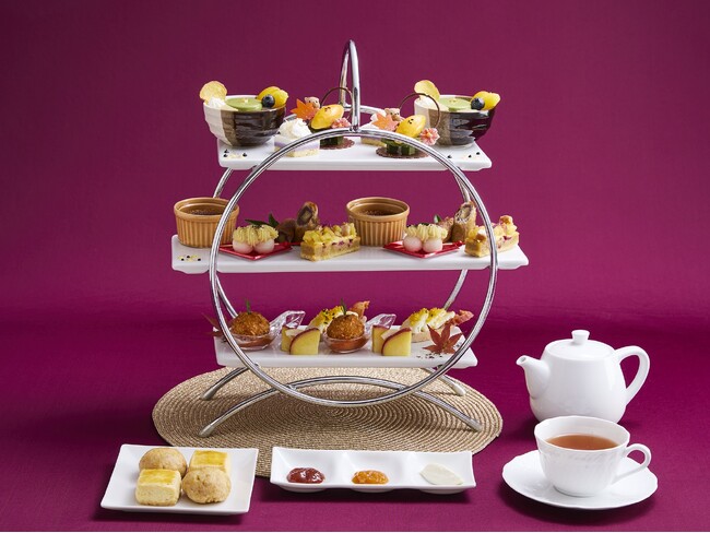 【ロイヤルパークホテル】ほっこり甘い秋の味「おいものアフタヌーンティー」が11月限定で登場。