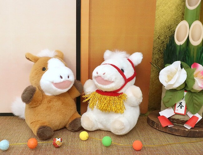 ぽちゃっとまぁるいフォルムが可愛い『ぽちゃまる』シリーズから干支ぽちゃシリーズ「うまのこ」が新登場！