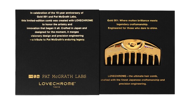 PAT McGRATH LABS×LOVECHROME(R)アイコニックなアイシャドウ「Gold 001」10周年を記念した限定モデルが米国限定で登場。9/26(金)より販売開始。