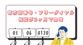 【都市部番号・フリーダイヤルに注目】クラウドPBXで「03・06・0120」相談が3ヶ月で急増