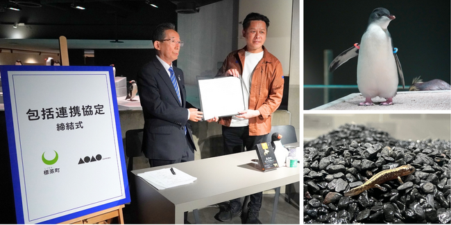 ぺンギンがつなぐ、都市型水族館と北海道の市町村　美しい湿原と酪農の町「標茶町」と包括連携協定を締結しました