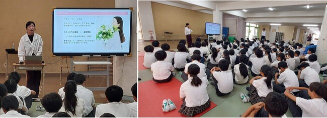 入院中の子どもたちに、温かい手作りのぬくもりと笑顔を届けたい―。『CVカテーテルカバー寄贈プロジェクト』が、神戸市教育委員会とフェリシモの連携により神戸市の中学校で本格スタート
