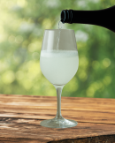 グラスに注いで