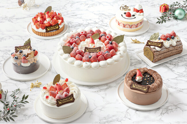 【クリスマスケーキ予約開始】国産の苺をふんだんに飾り付けた直径約30cmのケーキをはじめ、クッキーやフルーツがこぼれ落ちるガトーショコラなど心躍る瞬間をお届けする2025年のクリスマスケーキを新発売！