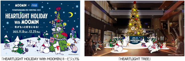 80周年を迎えるムーミンと二子玉川ライズが初のコラボレーション　二子玉川ライズのクリスマス2025『HEARTLIGHT HOLIDAY With MOOMIN』