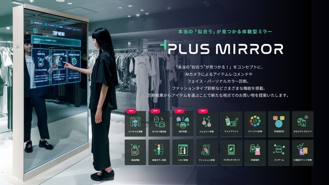 パーフェクト社、人気の体験型ミラー「+PLUS MIRROR」を展開する株式会社Innovation Studioと従量課金型APIサービスとして国内初のパートナーシップを発表