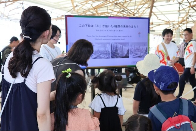2025年日本国際博覧会（大阪・関西万博）で、未来のまちを描く体験型ワークショップを開催