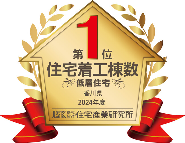 「さくら夢ハウス」2024年度 香川県住宅着工棟数で初の第1位を獲得