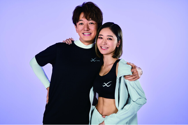 「CW-X」のチャレンジングパートナーに、みちょぱ＆大倉士門夫婦が就任！夫婦や友人と一緒に楽しむスポーツライフを提案