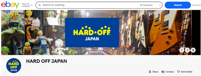国内リユース事業の大手「ハードオフ」がeBayで販売開始
