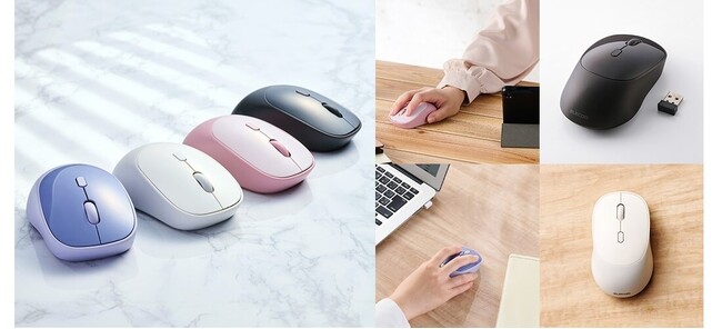 シンプルデザインで誰にでもフィット！2.4GHz無線とBluetooth(R)接続を切り替え可能な4ボタン ワイヤレスマウス“OSMOD(オスモッド)”を新発売