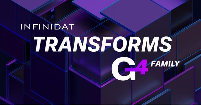 Infinidat、InfiniBox(R) G4 ファミリーを拡充し、ハイエンドのエンタープライズストレージのコンパクト化、省エネルギー化、コスト効率の向上を実現